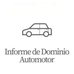 INFORME DE DOMINIO AUTOMOTOR